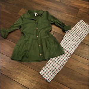 NWT Carter’s girls legging outfit!